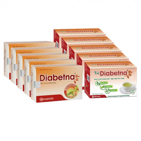 Комплект от сахарного диабета Diabetna (10 продуктов) из Вьетнама