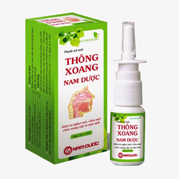 Спрей от гайморита Thong Xoang, 15 мл из Вьетнама