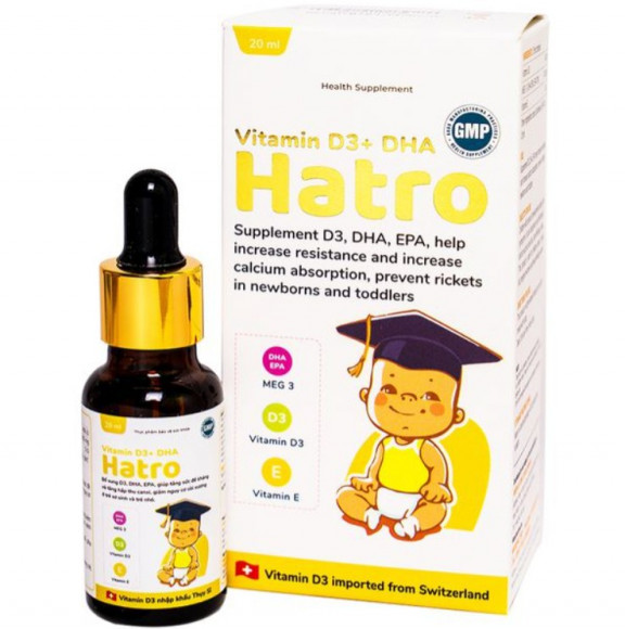 Hatro Витамин D3 для детей, 20 мл из Вьетнама